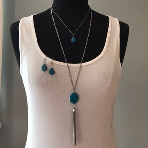Necklace Earrings Set